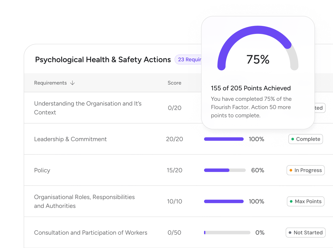psychosocial safety strategy